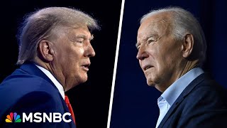 'Let the contrast speak for itself': Trump in court while Biden hits campaign trail