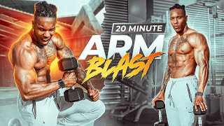 20 MINUTE BICEP AND TRICEP WORKOUT(DUMBBELLS)