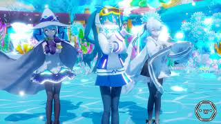 「Funkot」【雪ミク2014・雪ミク2016・雪ミク2018】Deep Blue Townへおいでよ MMD 「TEGRA39 Remix」