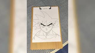 Speed Pencil Drawing Goku (Dragon Ball Super)