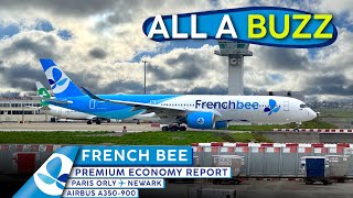 FRENCH BEE A350 Premium Economy🇫🇷⇢🇺🇸【4K Trip Report Paris to New York】SO Cheap! C'est Chic?