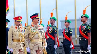 24th Commander of the Army, Lt Gen Vikum Liyanage Takes Reins..