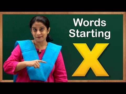 Learn Words Starting with X Flash Cards – Words Starting With Letter x Toddler Words With X