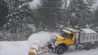 Blizzard of 2017 - PennDOT Snow Plows (3-14-17)