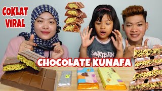 MUKBANG CHOCOLATE KUNAFA VIRAL TIKTOK😋‼️