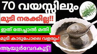 Natural Hair Dye||മുടി നല്ല കറുപ്പാവാനും കാടുപോലെ വളരാനും ഇത് മതി#trending #hairdye