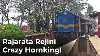 Rajarata Rejini Crazy Hornking with Class M10 near Wellawatte in Sri Lanka