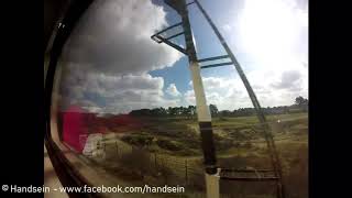 REAL TRAIN SOUNDS - NS SGMm - station Zandvoort aan Zee - station Overveen (GoPro Version)