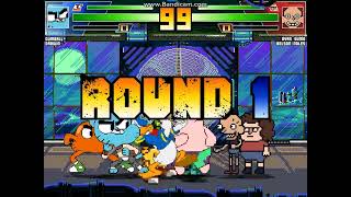 MUGEN battle #5975: Team Gumball vs Team Sumo