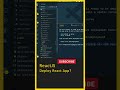 ReactJS Tutorial (How To Deploy On Server) React JS Project, React JS Tutorial For Beginners #shorts