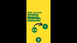 #EXCEL - SAYILARI YUKARI YUVARLAMA [YUKARIYUVARLA FORMÜLÜ] | #shorts