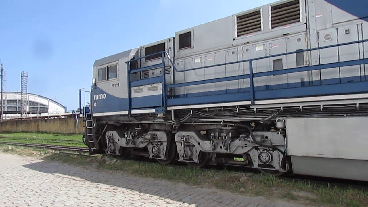 Locomotivas Es43bbi Em Santos Youtube
