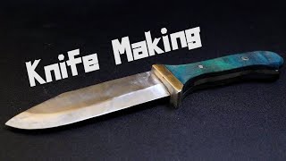 【自作ナイフ】ステンレス板からナイフを作る！！！Knife Making