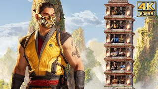 Mortal Kombat 1 (PS5) SCORPION Klassic Towers Gameplay @ 4K 60ᶠᵖˢ ✔
