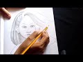 How to draw cute little girl || 5c hand tube in Malayalam channel.