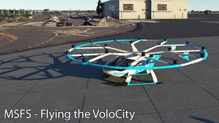 MSFS - Flying the VoloCity Electric Flying Taxi