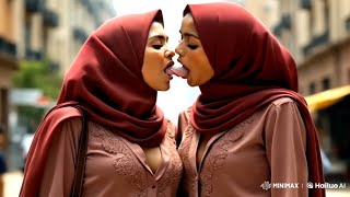 Lesbian Bangladeshi Muslim Hijab Womens Are In Love With Each Other | Lesbian Kissing Videos #LGBTQ