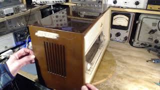 Nordmende Turandot Tube Radio Video #1 - Checkout and Power Up