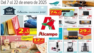 🇪🇦⚡ SUPER Alcampo Folleto Hogar Invierno todo en Ropa Blanca y Mas  desde el 7 al 22 de Enero