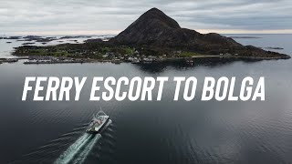 4K BOLGA PILOT ESCORTS THE FERRY - 170921 🇳🇴