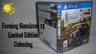 Farming Simulator 15 Limited Edition PS4 Unboxing & Overview