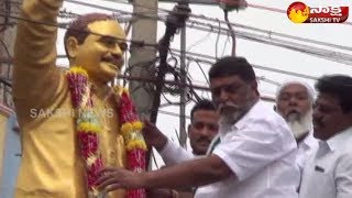 Guntakal | Tributes paid to YS Rajasekhara Reddy on his 10th death anniversary