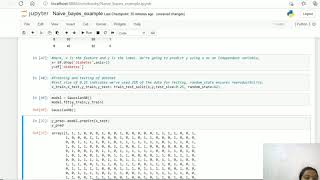Naive Bayes python code example by Big Data Knowledge Hunt Official