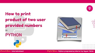 python program to multiply two numbers with user input #viral #pythontutorial