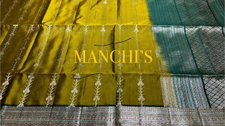 MANCHI’S SILKS - Luxurious Neem Zari Silk Sarees