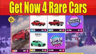 Get Now 4 Rare Cars in Forzathon Shop Forza Horizon 5