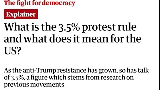 The 3.5% Protest Rule Is a Dangerous Fantasy — Here’s What Resistance Actually Requires