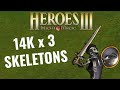 Heroes 3: You have 42k Skeletons in your closet (a typical day in the life of Vidomina!)