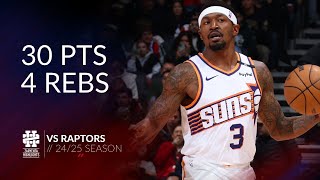 Bradley Beal 30 pts 4 rebs vs Raptors 24/25 season