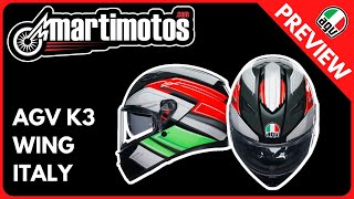 Preview // AGV K3 Wing Italy