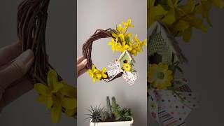 How I Made a Spring Wreath