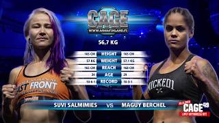 CAGE 48 Suvi Salmimies vs Maguy Berchel Fight Highlight