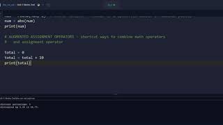 Unit 1 Notes: Augmented Assignment Operators