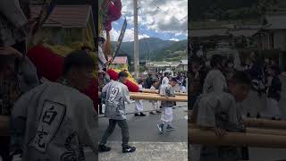 【伊予三島秋祭り】寒川西部子供太鼓台 #太鼓台 #太鼓祭り