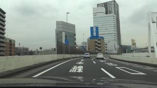 首都高速道路　湾岸線　大黒PA　⇒　葛西出口　2016/09/15