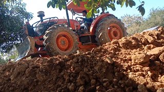 គូបូតាត្រាក់ទ័ររុញដី | Kubota Tractor Bulldozer