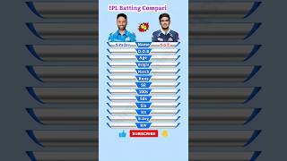 Suryakumar Yadav vs Shubman Gill || Sky vs Gill || IPL Batting Comparison #shorts