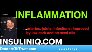 INSULINIQ | INFLAMMATION …arteries, joints, infections: improved by low carb and no seed oils