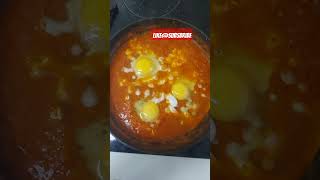 SHAKSHUKA#EGGS@TOMATOE SAUCE #shorts#ofw #youtubeshort#shortvideo #shortsfeed