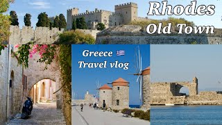 Rhodes walking tour | Medieval town of Rhodes must see | Rhodes old town Greece 🇬🇷 travel vlog Ep2