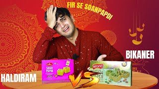 Haldiram vs Bikaner Soan Papdi😁 | Diwali Special🪔