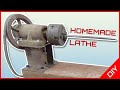 Homemade lathe to metal made from scrap, part 1