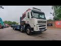 volvo fm u0026 fassi crane walkround video