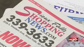 Sioux Falls Shopping News turning the last page