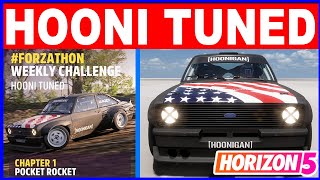 Forza Horizon 5 HOONI TUNED Forzathon Weekly Challenge 1978 Hoonigan Ford Escort RS1800