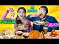 We only ate PUNJABI Food for 24 Hours Challenge 🤤 Gone too *Yummy*  😍